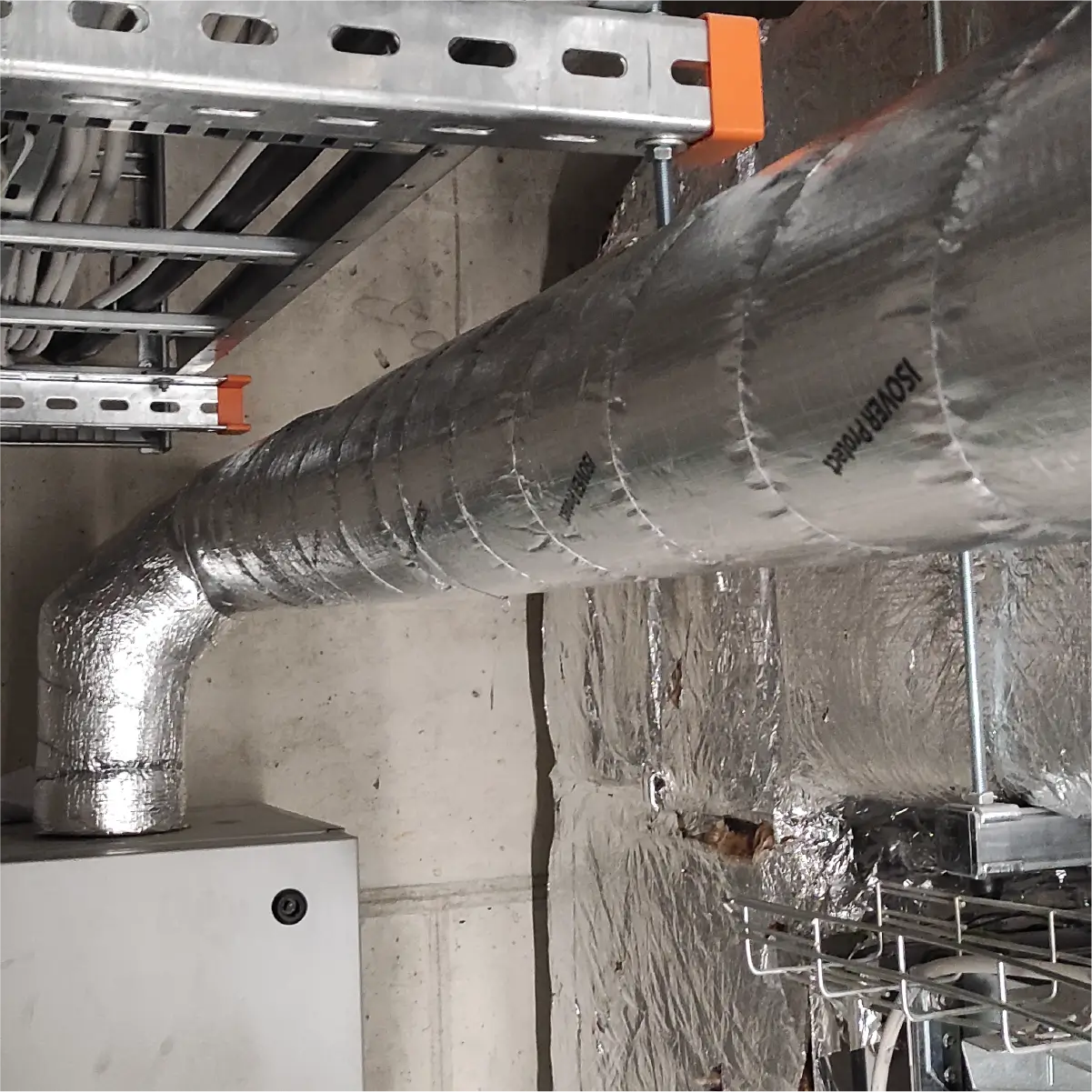 Technical insulation detail